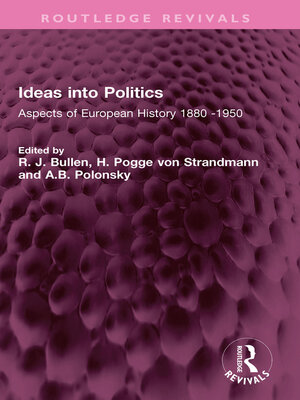 cover image of Ideas into Politics